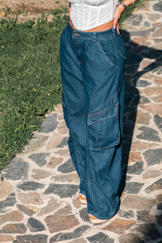 Jean tipo cargo
